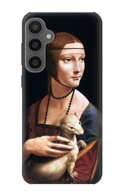 W3471 Lady Ermine Leonardo da Vinci Funda Carcasa Case y Caso Del Tirón Funda para Samsung Galaxy S23 FE