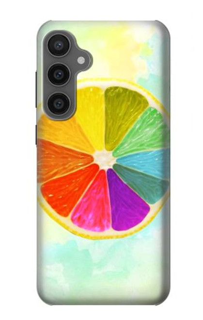 W3493 Colorful Lemon Funda Carcasa Case y Caso Del Tirón Funda para Samsung Galaxy S23 FE