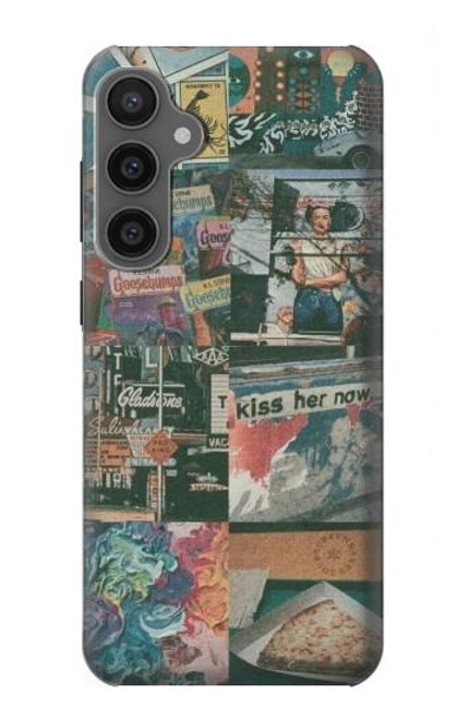 W3909 Vintage Poster Funda Carcasa Case y Caso Del Tirón Funda para Samsung Galaxy S23 FE