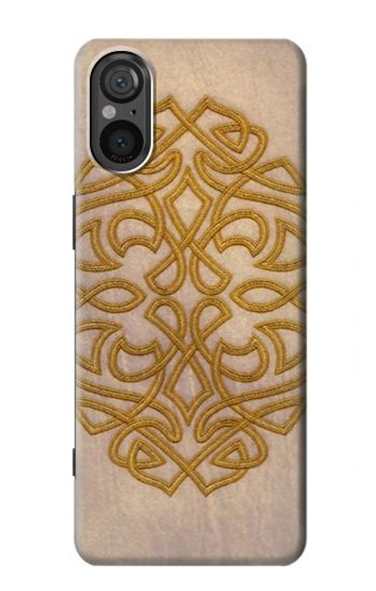 W3796 Celtic Knot Funda Carcasa Case y Caso Del Tirón Funda para Sony Xperia 5 V