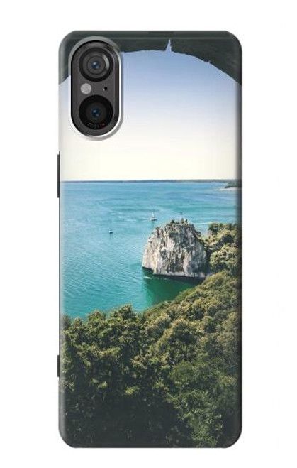 W3865 Europe Duino Beach Italy Funda Carcasa Case y Caso Del Tirón Funda para Sony Xperia 5 V