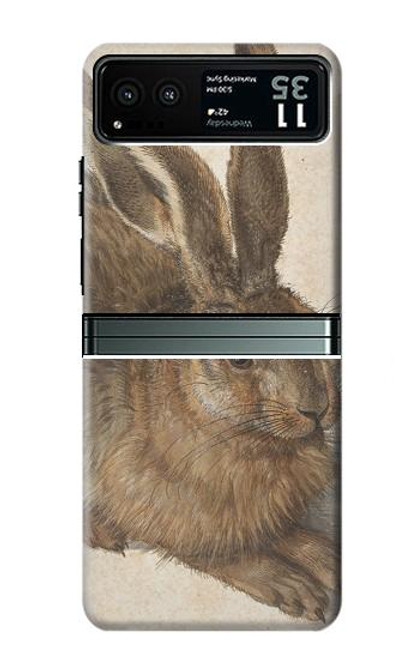 W3781 Albrecht Durer Young Hare Funda Carcasa Case y Caso Del Tirón Funda para Motorola Razr 40