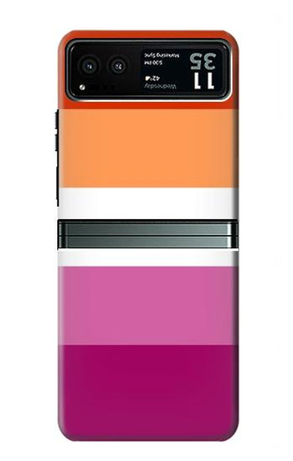 W3887 Lesbian Pride Flag Funda Carcasa Case y Caso Del Tirón Funda para Motorola Razr 40