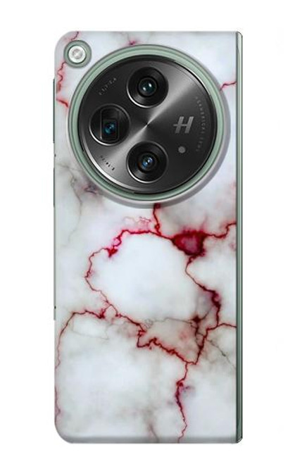 W2920 Bloody Marble Funda Carcasa Case y Caso Del Tirón Funda para OnePlus OPEN