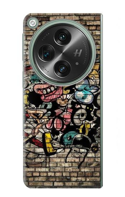 W3394 Graffiti Wall Funda Carcasa Case y Caso Del Tirón Funda para OnePlus OPEN