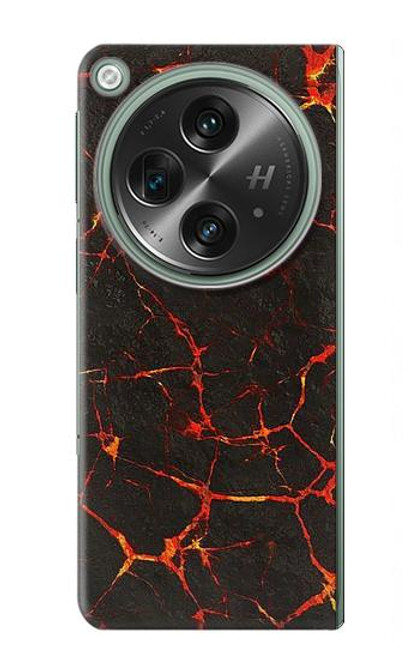 W3696 Lava Magma Funda Carcasa Case y Caso Del Tirón Funda para OnePlus OPEN