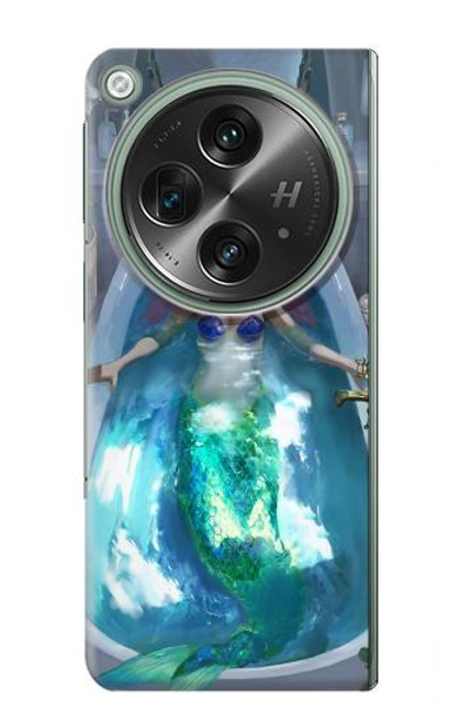 W3912 Cute Little Mermaid Aqua Spa Funda Carcasa Case y Caso Del Tirón Funda para OnePlus OPEN