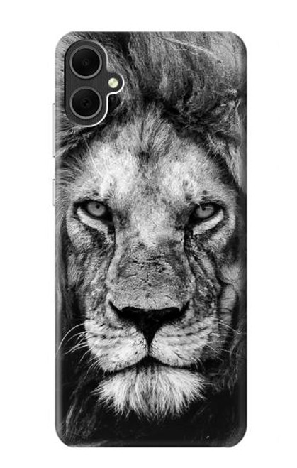 W3372 Lion Face Funda Carcasa Case y Caso Del Tirón Funda para Samsung Galaxy A05