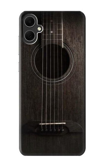 W3834 Old Woods Black Guitar Funda Carcasa Case y Caso Del Tirón Funda para Samsung Galaxy A05