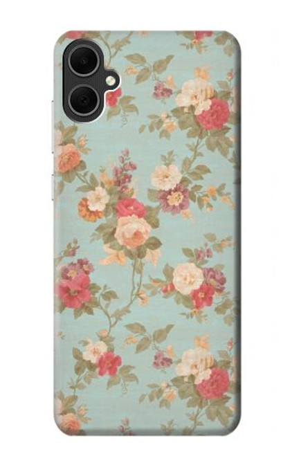 W3910 Vintage Rose Funda Carcasa Case y Caso Del Tirón Funda para Samsung Galaxy A05