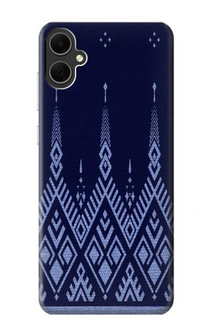 W3950 Textile Thai Blue Pattern Funda Carcasa Case y Caso Del Tirón Funda para Samsung Galaxy A05