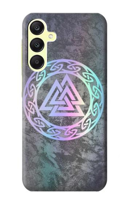 W3833 Valknut Odin Wotans Knot Hrungnir Heart Funda Carcasa Case y Caso Del Tirón Funda para Samsung Galaxy A25 5G