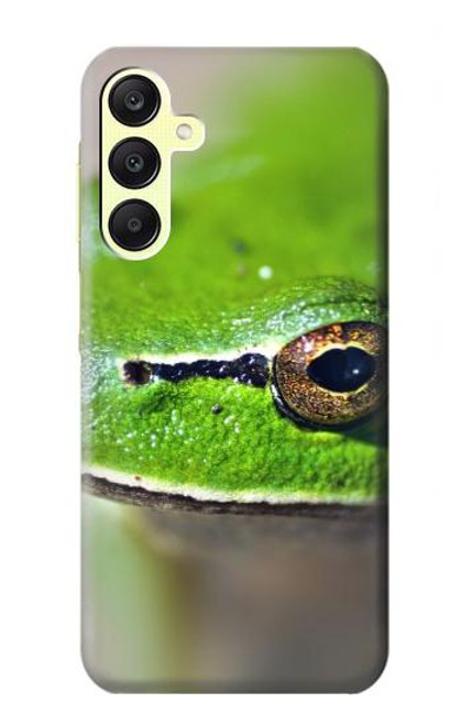 W3845 Green frog Funda Carcasa Case y Caso Del Tirón Funda para Samsung Galaxy A25 5G