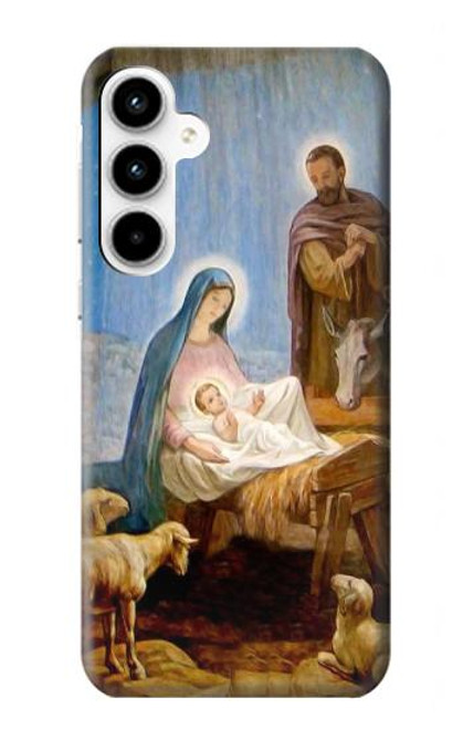 W2276 The Nativity Funda Carcasa Case y Caso Del Tirón Funda para Samsung Galaxy A35 5G