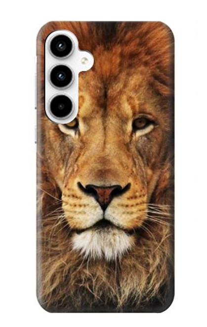 W2870 Lion King of Beasts Funda Carcasa Case y Caso Del Tirón Funda para Samsung Galaxy A35 5G