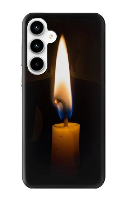 W3530 Buddha Candle Burning Funda Carcasa Case y Caso Del Tirón Funda para Samsung Galaxy A35 5G