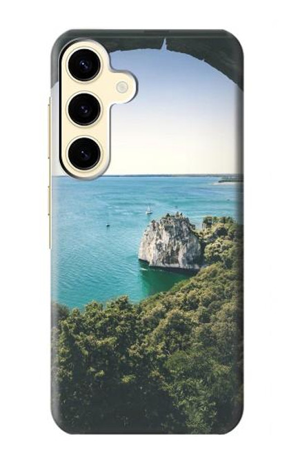 W3865 Europe Duino Beach Italy Funda Carcasa Case y Caso Del Tirón Funda para Samsung Galaxy S24