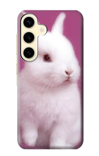 W3870 Cute Baby Bunny Funda Carcasa Case y Caso Del Tirón Funda para Samsung Galaxy S24