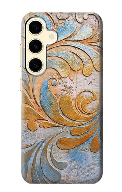 W3875 Canvas Vintage Rugs Funda Carcasa Case y Caso Del Tirón Funda para Samsung Galaxy S24