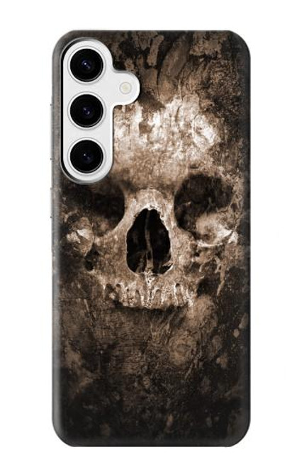 W0552 Skull Funda Carcasa Case y Caso Del Tirón Funda para Samsung Galaxy S24 Plus