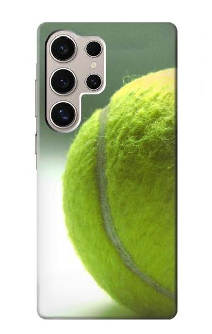 W0924 Tennis Ball Funda Carcasa Case y Caso Del Tirón Funda para Samsung Galaxy S24 Ultra