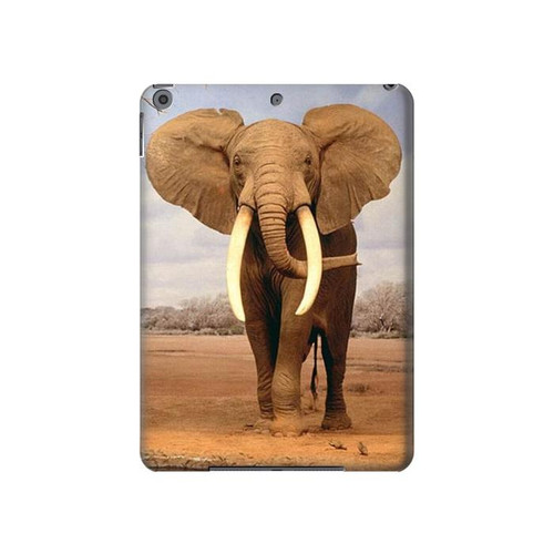 W0310 African Elephant Funda Carcasa Case para iPad 10.2 (2021,2020,2019), iPad 9 8 7