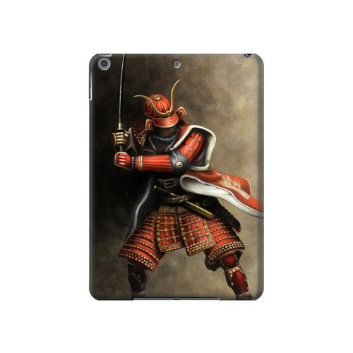 W0796 Japan Red Samurai Funda Carcasa Case para iPad 10.2 (2021,2020,2019), iPad 9 8 7