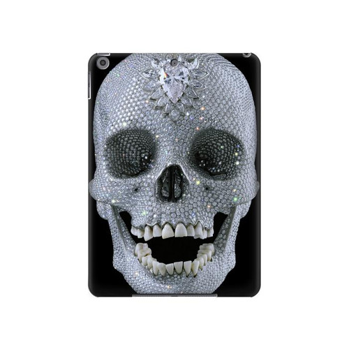 W1286 Diamond Skull Funda Carcasa Case para iPad 10.2 (2021,2020,2019), iPad 9 8 7