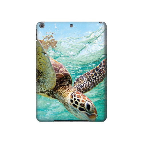 W1377 Ocean Sea Turtle Funda Carcasa Case para iPad 10.2 (2021,2020,2019), iPad 9 8 7