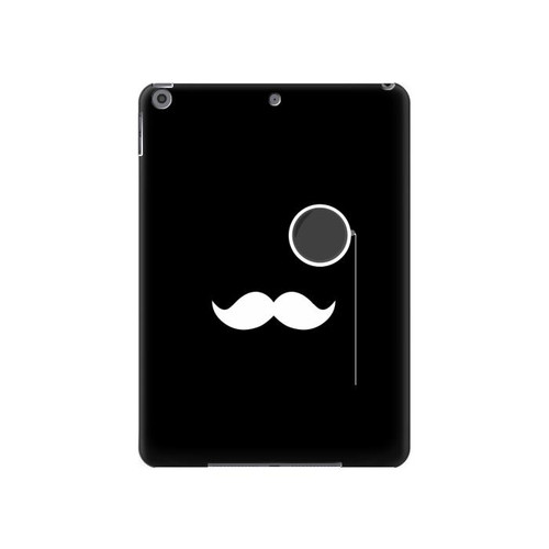 W1946 Sir Mustache Minimalism Funda Carcasa Case para iPad 10.2 (2021,2020,2019), iPad 9 8 7