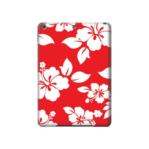 W1949 Hawaiian Hibiscus Pattern Funda Carcasa Case para iPad 10.2 (2021,2020,2019), iPad 9 8 7