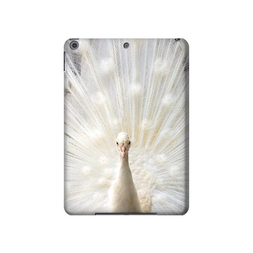 W1980 White Peacock Funda Carcasa Case para iPad 10.2 (2021,2020,2019), iPad 9 8 7