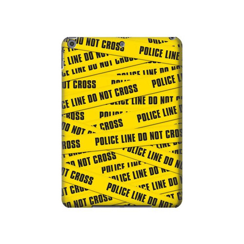 W2088 Police Line Do Not Cross Funda Carcasa Case para iPad 10.2 (2021,2020,2019), iPad 9 8 7