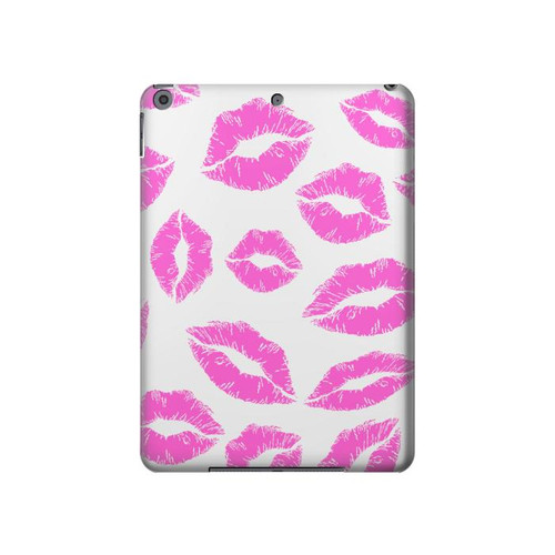 W2214 Pink Lips Kisses Funda Carcasa Case para iPad 10.2 (2021,2020,2019), iPad 9 8 7