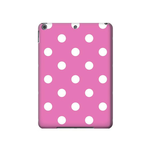 W2358 Pink Polka Dots Funda Carcasa Case para iPad 10.2 (2021,2020,2019), iPad 9 8 7