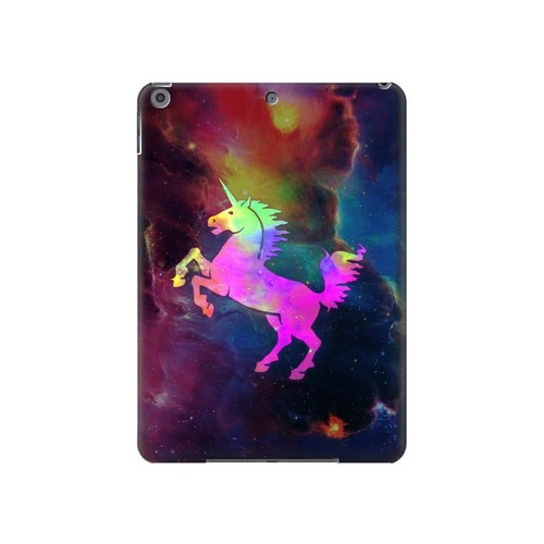 W2486 Rainbow Unicorn Nebula Space Funda Carcasa Case para iPad 10.2 (2021,2020,2019), iPad 9 8 7