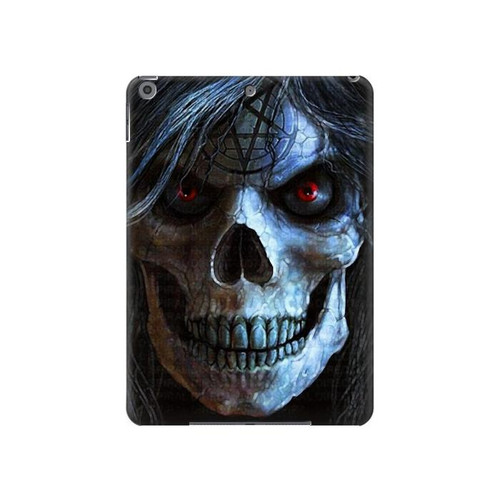 W2585 Evil Death Skull Pentagram Funda Carcasa Case para iPad 10.2 (2021,2020,2019), iPad 9 8 7