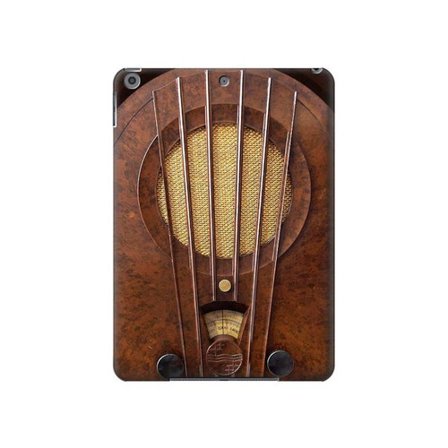 W2655 Vintage Bakelite Deco Radio Funda Carcasa Case para iPad 10.2 (2021,2020,2019), iPad 9 8 7