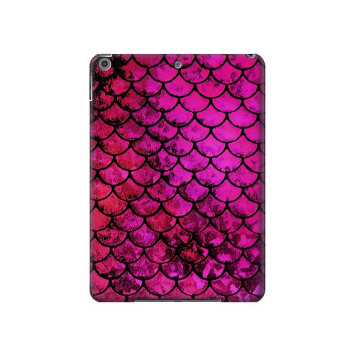 W3051 Pink Mermaid Fish Scale Funda Carcasa Case para iPad 10.2 (2021,2020,2019), iPad 9 8 7