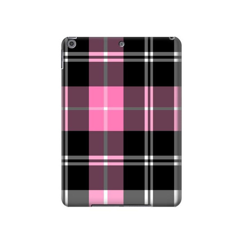 W3091 Pink Plaid Pattern Funda Carcasa Case para iPad 10.2 (2021,2020,2019), iPad 9 8 7