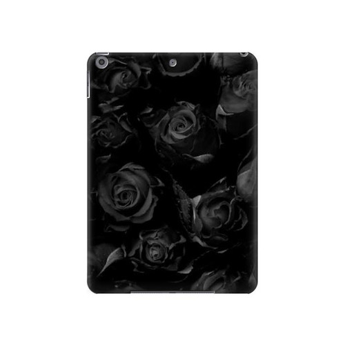 W3153 Black Roses Funda Carcasa Case para iPad 10.2 (2021,2020,2019), iPad 9 8 7