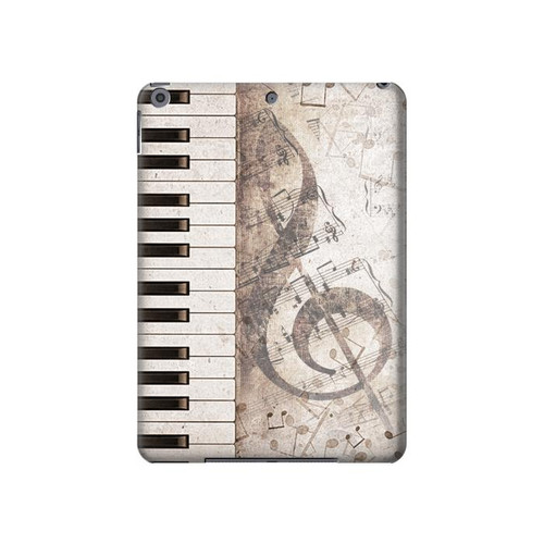 W3390 Music Note Funda Carcasa Case para iPad 10.2 (2021,2020,2019), iPad 9 8 7