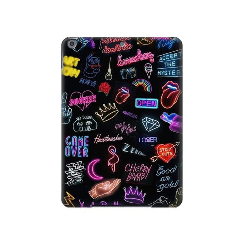 W3433 Vintage Neon Graphic Funda Carcasa Case para iPad 10.2 (2021,2020,2019), iPad 9 8 7