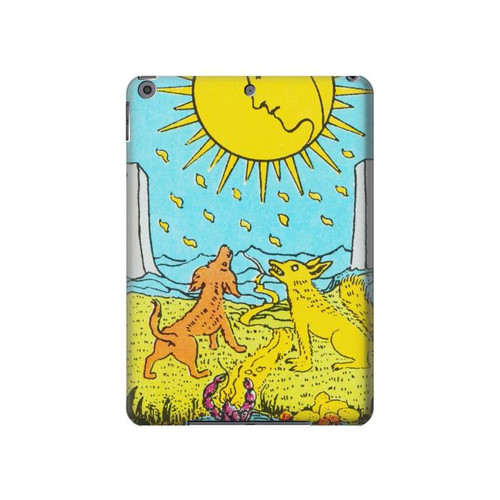 W3435 Tarot Card Moon Funda Carcasa Case para iPad 10.2 (2021,2020,2019), iPad 9 8 7