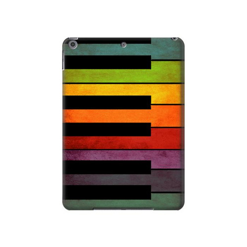 W3451 Colorful Piano Funda Carcasa Case para iPad 10.2 (2021,2020,2019), iPad 9 8 7