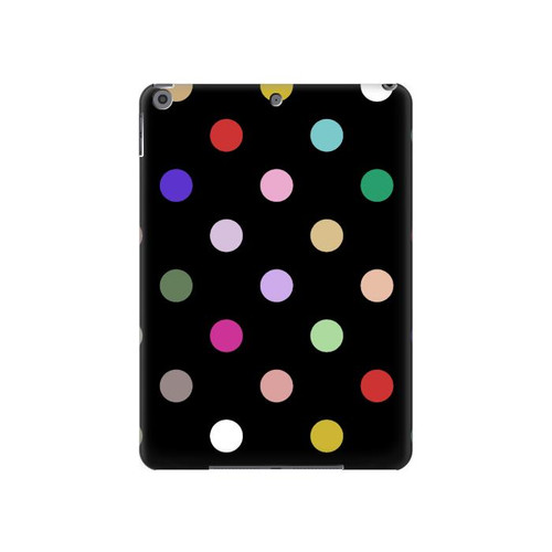 W3532 Colorful Polka Dot Funda Carcasa Case para iPad 10.2 (2021,2020,2019), iPad 9 8 7