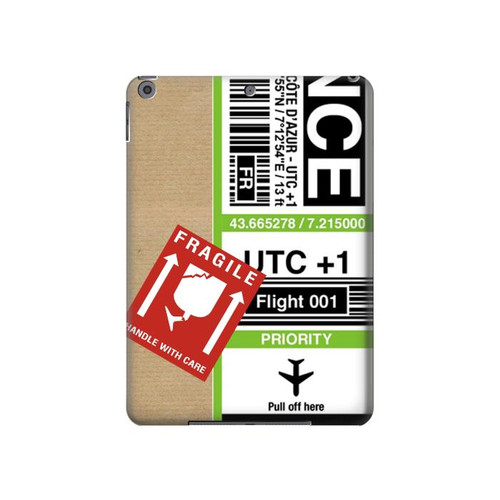 W3543 Luggage Tag Art Funda Carcasa Case para iPad 10.2 (2021,2020,2019), iPad 9 8 7