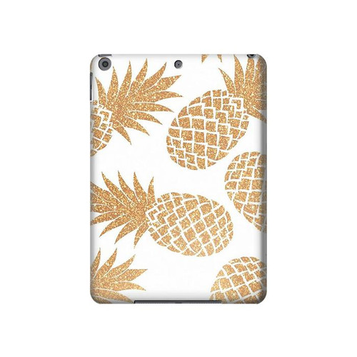 W3718 Seamless Pineapple Funda Carcasa Case para iPad 10.2 (2021,2020,2019), iPad 9 8 7