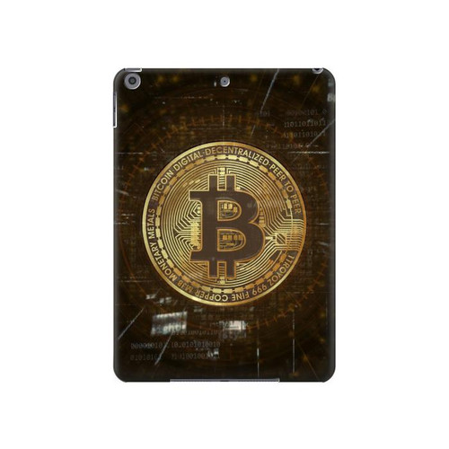 W3798 Cryptocurrency Bitcoin Funda Carcasa Case para iPad 10.2 (2021,2020,2019), iPad 9 8 7