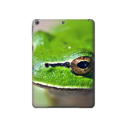 W3845 Green frog Funda Carcasa Case para iPad 10.2 (2021,2020,2019), iPad 9 8 7